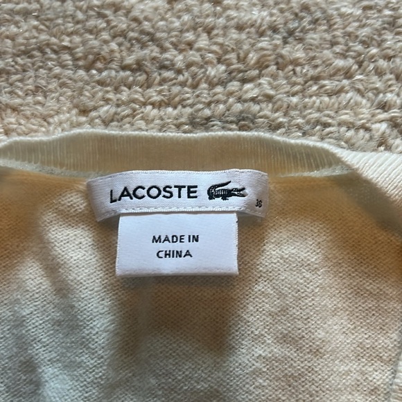 Lacoste cashmere sweater - Picture 3 of 5